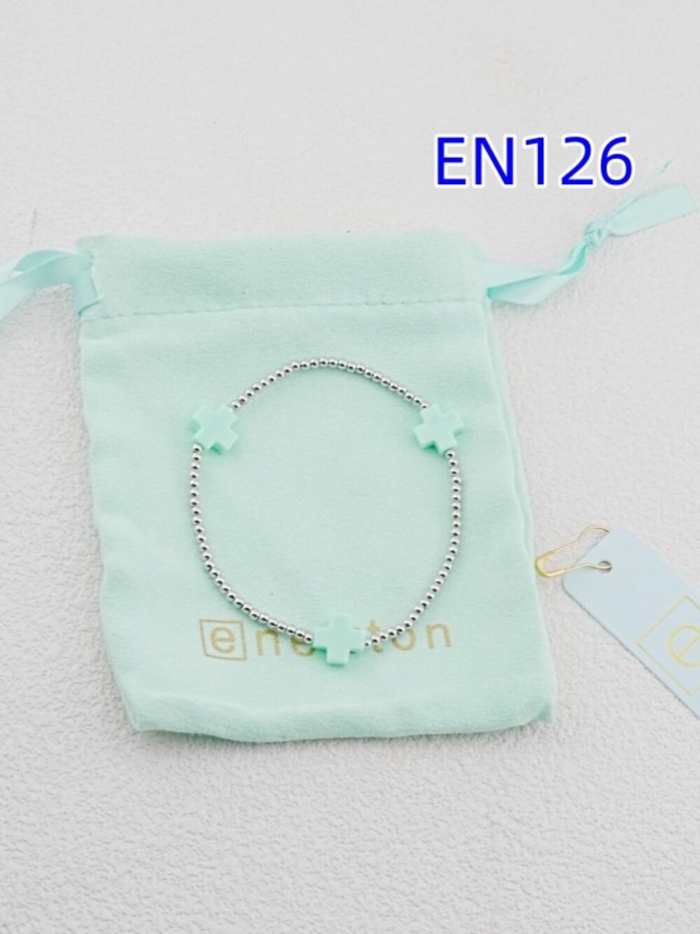 Enewton Gold Bead Cross Bracelet